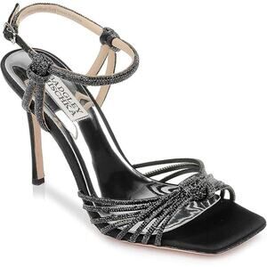 Badgley Mischka Women's Estella Ankle Strap High Heel Sandals Black Size 6.5